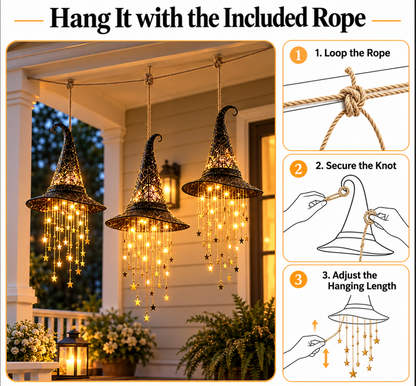 Witch Hat Lamp